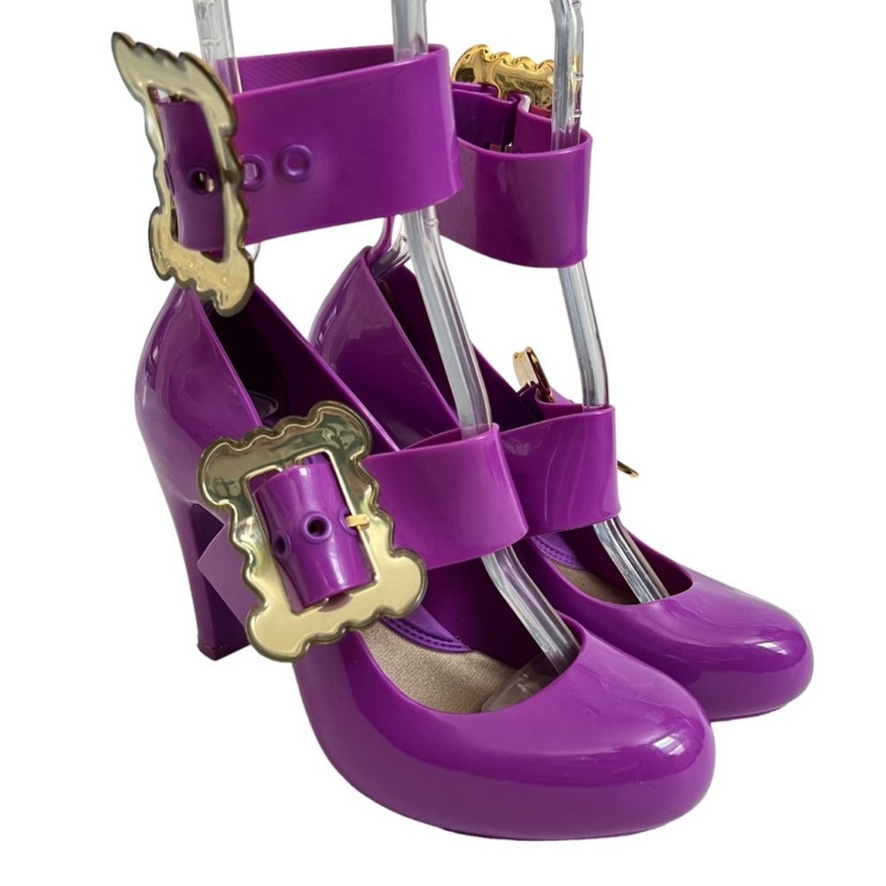 Vivienne Westwood Melissa high heels purple jelly pump